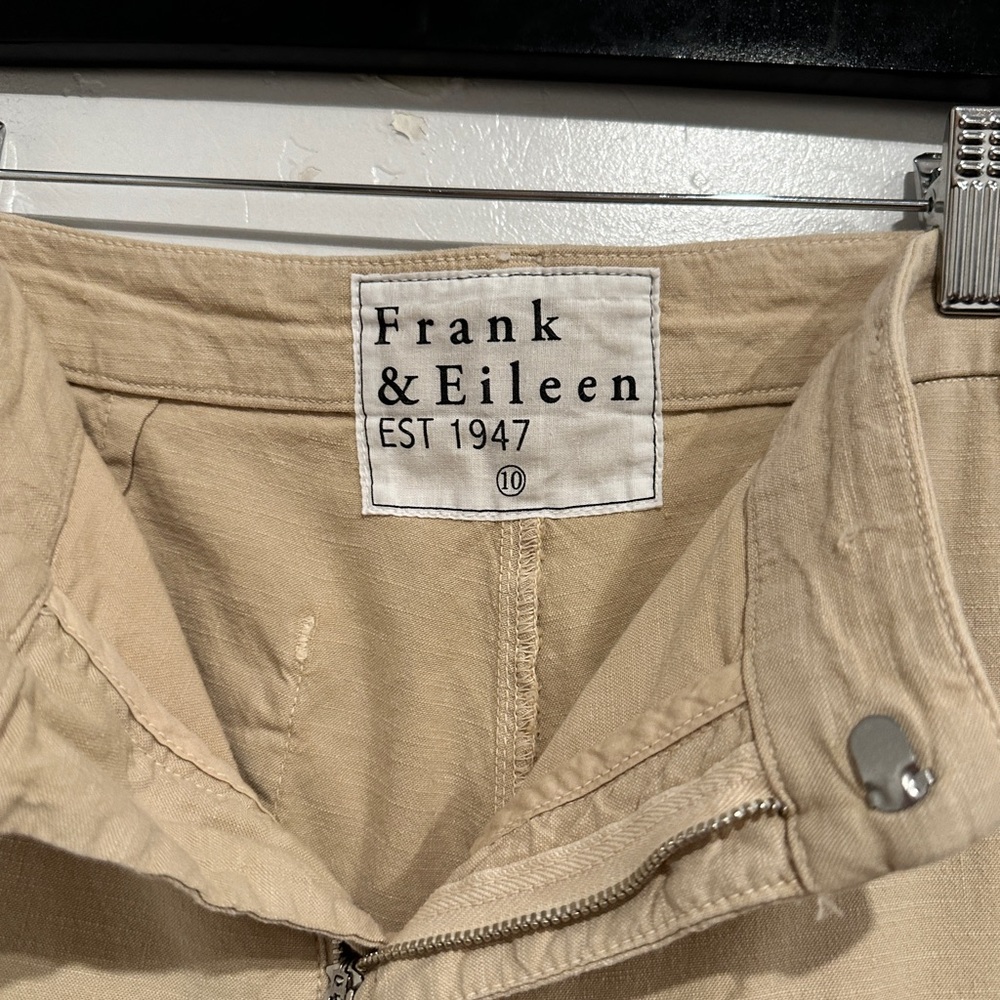 Frank & Eileen Kinsale Performance Pant in Khaki Size 10 - Picture 9 of 11